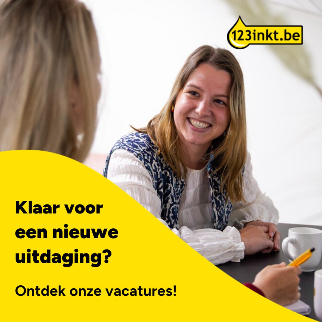 ✨ 𝐎𝐩 𝐳𝐨𝐞𝐤 𝐧𝐚𝐚𝐫 𝐞𝐞𝐧 𝐧𝐢𝐞𝐮𝐰𝐞 𝐮𝐢𝐭𝐝𝐚𝐠𝐢𝐧𝐠?✨

@123inkt.be breidt uit en is op zoek naar nieuwe talenten! Momenteel hebben we vacatures openstaan voor:

- Klantendienstmedewerker
- Sales Advisor
- PHP Developer

📍 Ben jij klaar om deel uit te maken van een groeiend en dynamisch team? Ontdek onze vacatures en alle details via onderstaande link:
👉 https://www.123inkt.be/page/onze-vacatures.html

💌 Solliciteren? Stuur je CV naar sollicitatie@123inkt.be en wie weet start jij binnenkort bij ons!

We kijken uit naar jouw sollicitatie! 🚀

#WerkenBij123inkt #Vacatures123inkt #Klantendienst #SalesAdvisor #PHPDeveloper #rentyourrecruiter