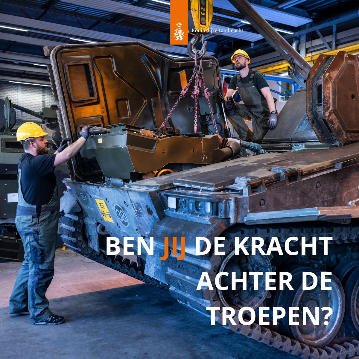 Als techneut/monteur de gaafste baan die er is! Kijk snel wat er in jouw regio beschikbaar is bij het onderhoudsbedrijf van de Landmacht.
ps: je draagt direct bij aan de veiligheid van Nederland, mooi toch!