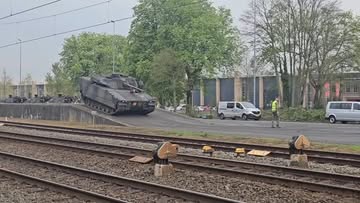 Dutch cv90 at the railroad station of Steenwijk (The Netherlands)

#dutchpower #dutcharmy #dutchdefence #dutcharmy🇳🇱 #dutchmilitary #dutchmilitaryvehicles #koninklijkelandmacht #werkenbijdefensie #pantsers #pantsergenie #landmacht #militaryspotters #military_glory #militaryvehicle #military_beautiful_picture #militarytechnology #militarymuscl #militaryphotographer #militaryexercises #militarymuscle #armytech #cv90 #daf #
