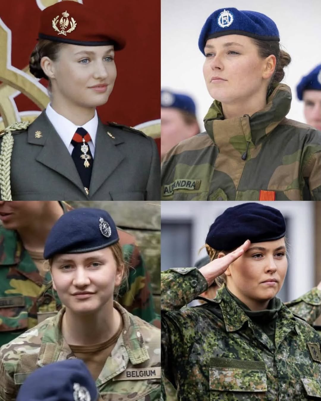 Lead by example!

Toekomstige koninginnen van Europa.

Kroonprinses Leonor de Todos los Santos de Borbón y Ortiz van Spanje, Kroonprinses Ingrid Alexandra van Noorwegen, Kroonprinses Elisabeth Theresia Maria Helena van België en Kroonprinses Catharina-Amalia Beatrix Carmen Victoria.

[Alt-tekst in foto]

#defensie #werkenbijdefensie #buddybijdefensie #verbindingsdienst #defensieinclusief