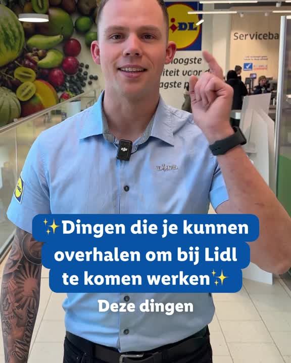 📣 “𝗪𝗮𝘁 𝗮𝗹𝘀 ‘𝗴𝗲𝘄𝗼𝗼𝗻 𝗱𝗼𝗲𝗻’ 𝗷𝗼𝘂𝘄 𝗴𝗿𝗼𝗼𝘁𝘀𝘁𝗲 𝗰𝗮𝗿𝗿𝗶è𝗿𝗲𝘇𝗲𝘁 𝗼𝗼𝗶𝘁 𝗯𝗹𝗶𝗷𝗸𝘁 𝘁𝗲 𝘇𝗶𝗷𝗻?”



Bij #Lidl zoeken we geen perfecte cv’s. We zoeken mensen die het gewoon doen. Die samen #TeamLidl maken 💪🏻

Of je nou net komt kijken of al jarenlang ervaring hebt haalt niet uit. Als jij denkt in kansen, aanpakken en groeien, dan pas je bij ons 🫶🏻

💬 Wie in jouw netwerk moet gewoon even deze post zien? dan kunnen zij mooi op deze link klikken 
https://lnkd.in/e6WbwbPq

📩 Stuur me gerust een bericht als je benieuwd bent naar een functie die bij jóu past!

#WerkenBijLidl #Recruitment #Vacature #Carrièrekansen #Talent #retail #supermarkt