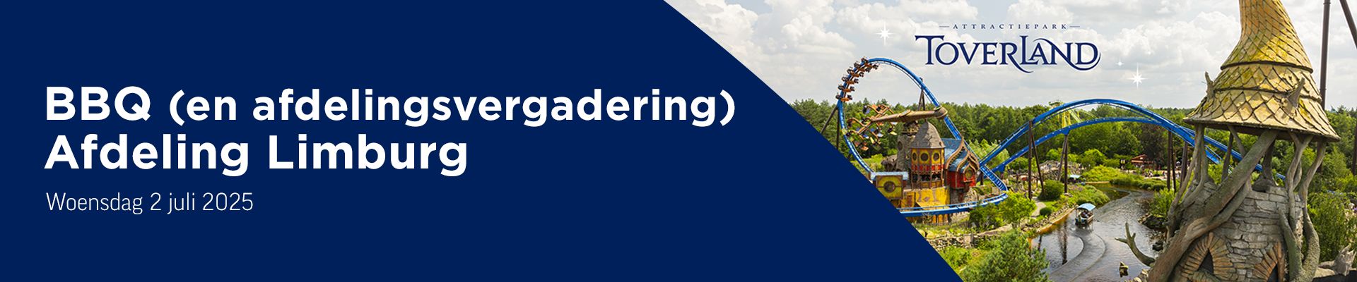 🎢 Zomer, techniek & Toverland! 🌞

Op woensdag 2 juli nodigen we leden van Koninklijke Bouwend Nederland, afdeling Limburg, uit voor een magische én leerzame middag! 
📍 Locatie: Attractiepark Toverland, Sevenum
🕓 Start: 16.00 uur

Wat kun je verwachten? 
🔧 Exclusieve technische rondleiding
🎠 Een rit in een attractie (voor de liefhebbers)!
🏗️ Toekomstvisie met wethouder Eric Beurskens, Gem. Horst aan de Maas
🏛️ Afdelingsvergadering
🔥 Sfeervolle BBQ

Aanmelden kan tot uiterlijk 20 juni. Zien we je in Sevenum?

https://lnkd.in/ebBqztgD

#Netwerken #Bouw #AfdelingLimburg #Toverland #BBQ
#bouwendnederland 