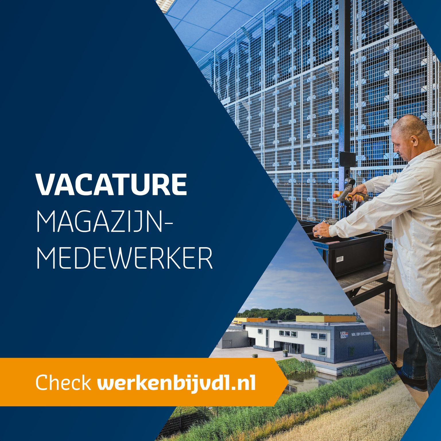 𝗩𝗮𝗰𝗮𝘁𝘂𝗿𝗲 𝗠𝗮𝗴𝗮𝘇𝗶𝗷𝗻𝗺𝗲𝗱𝗲𝘄𝗲𝗿𝗸𝗲𝗿
Ben jij nauwkeurig, gedreven en klaar voor een nieuwe uitdaging? Kom werken als Magazijnmedewerker bij VDL TBP Electronics en optimaliseer onze goederenstroom met de nieuwste technologieën!

Samen met ongeveer 10 collega’s ben je verantwoordelijk voor het efficiënt beheren van ons magazijn. In deze functie ben je verantwoordelijk voor uitvoerende taken in ons geautomatiseerde magazijn systeem voor de opslag van goederen en componenten ten behoeve van de assemblage van printplaten.

Lees de volledige vacature via deze link: https://lnkd.in/edWMdcH5

#vacature #magazijnmedewerker #dirksland #werkenbijvdl #techniek