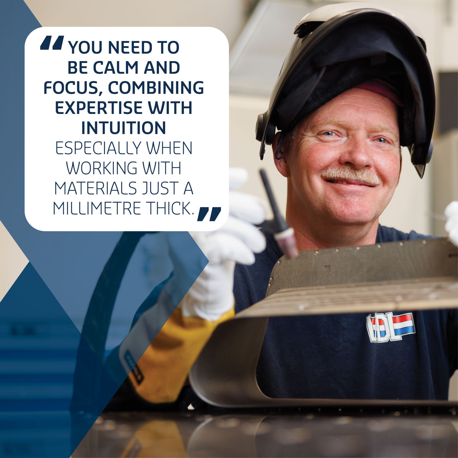 We’re proud to announce that Erik, TIG Welder at VDL ETG Eindhoven, has been nominated for the Noordhof Award 2025!

Over the past four years, he has focused on welding and assembling stainless steel products. ''I use welding to connect separate parts into a single unit. This involves both grade 2 and grade 4 products, which are used in crucial areas of the modules. Cleanliness is essential in this process, which is why he works in a dust-free environment.''

''You also have to consider how you handle a product. It is important to handle the products with care. The welding work must be extremely clean and accurate. For example, I always wear gloves, because even a fingerprint cannot be removed from the product. My basic rule is therefore: “If it's not on it, it doesn't need to be removed.” ‘’

Congratulations, Erik, on this well-deserved nomination. We’re proud to have you on our team!
#Noordhofprijs2025 #welding #precision #hightech #werkenbijVDL