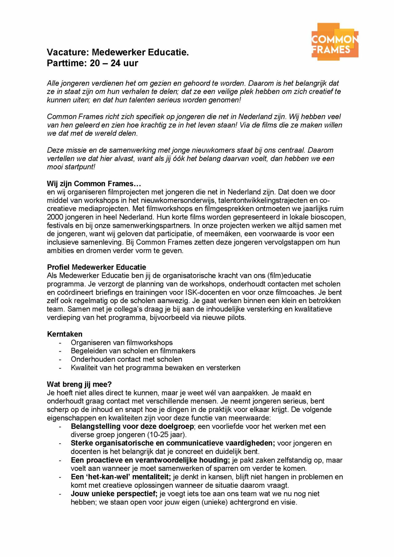 Join deze mooie organisatie!