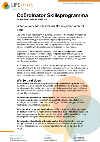 Naar een voetbalwedstrijd, musea bezoeken, opera voorstellingen, schaatsen en zelfs schilderen! Als dat werk is.. Word jij onze nieuwe collega?