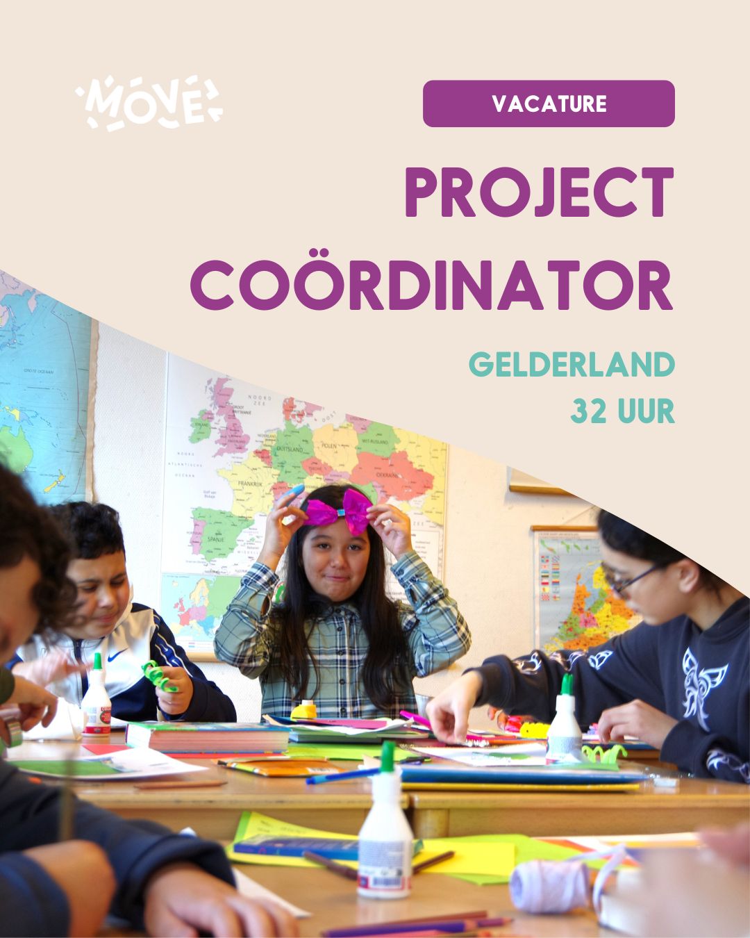 Uit ervaring kan ik zeggen dat dit een hele leuke functie is in twee mooie Gelderse steden. Het is alweer bijna 3 jaar geleden, maar ik heb een mooie, impactvolle en leerzame tijd gehad bij Stichting Move als projectcoördinator voor Nijmegen en Arnhem. Wie gaat de uitdaging aan? 